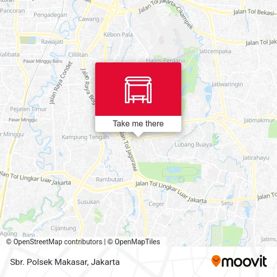 Sbr. Polsek Makasar map