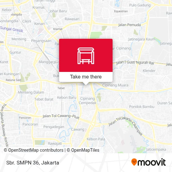 Sbr. SMPN 36 map