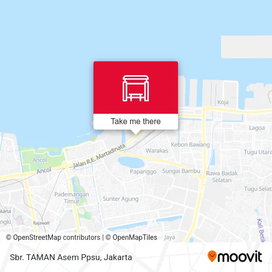 Sbr. TAMAN Asem Ppsu map