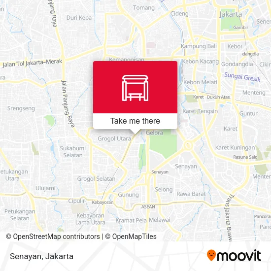 Senayan map
