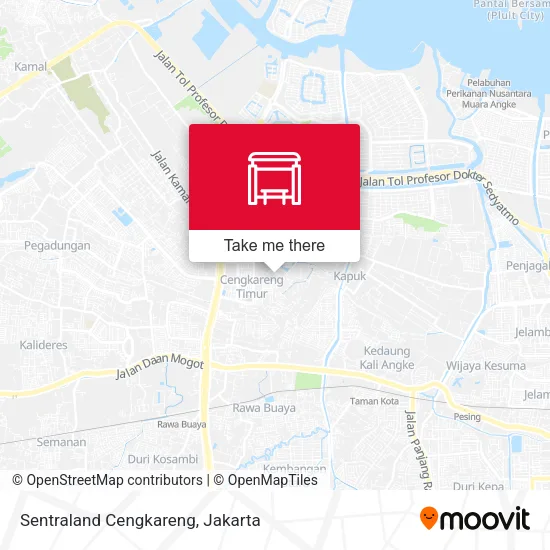 Sentraland Cengkareng map