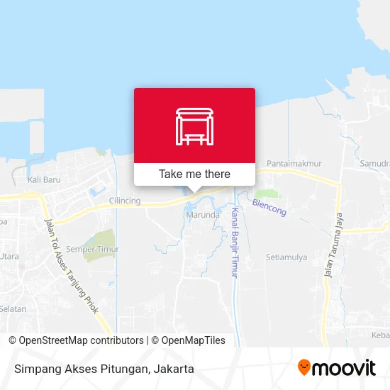 Simpang Akses Pitungan map