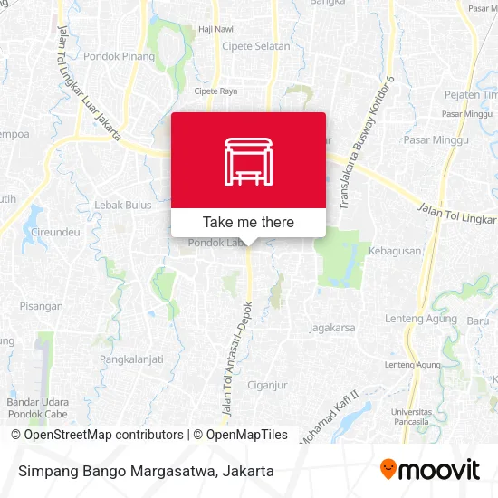 Simpang Bango Margasatwa map