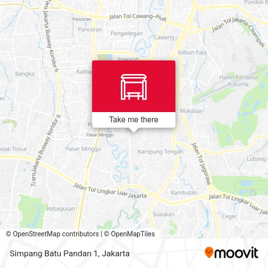 Simpang Batu Pandan 1 map