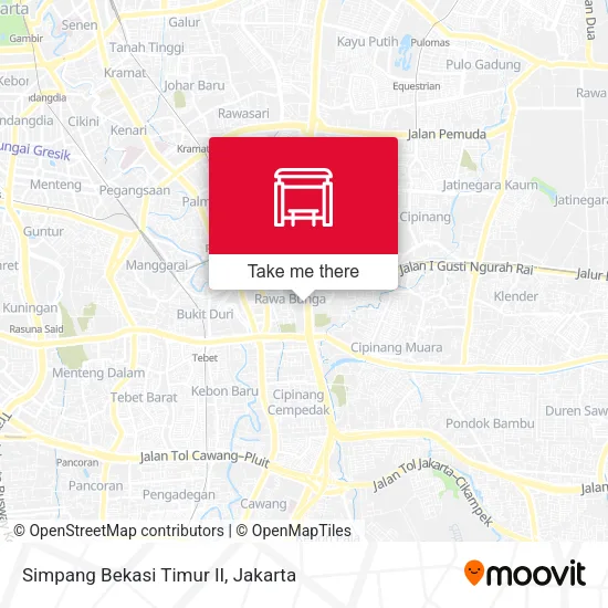 Simpang Bekasi Timur II map