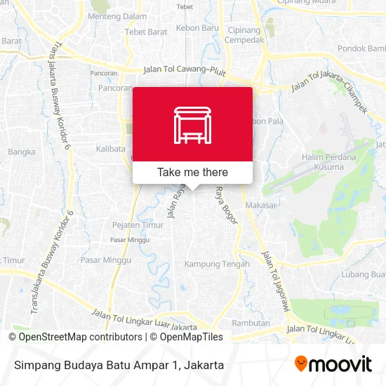 Simpang Budaya Batu Ampar 1 map