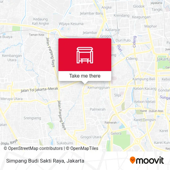 Simpang Budi Sakti Raya map
