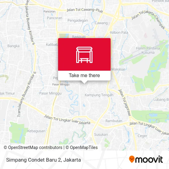 Simpang Condet Baru 2 map