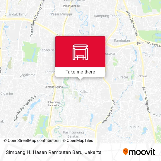 Simpang H. Hasan Rambutan Baru map
