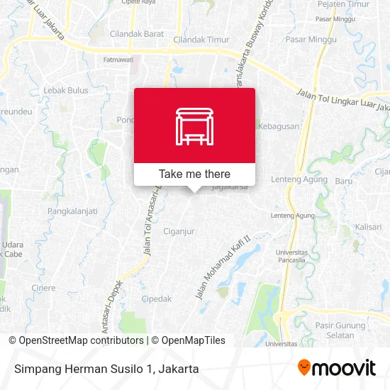 Simpang Herman Susilo 1 map