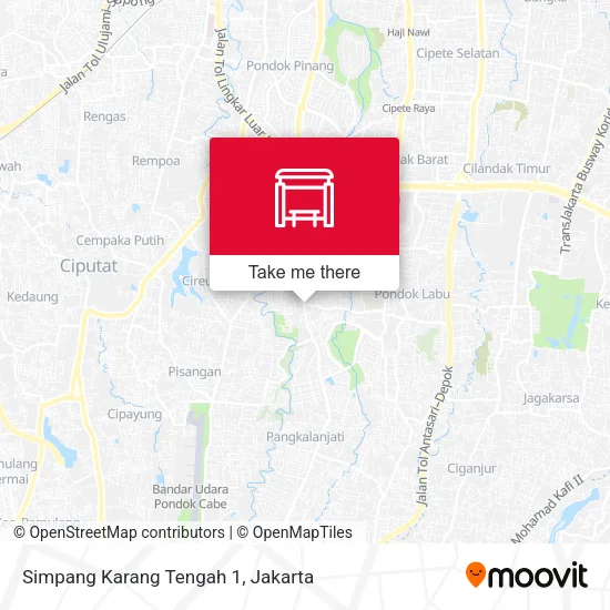 Simpang Karang Tengah 1 map