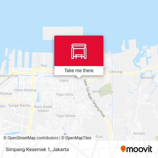 Simpang Kesemek 1 map