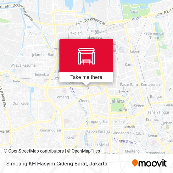 Simpang KH Hasyim Cideng Barat map