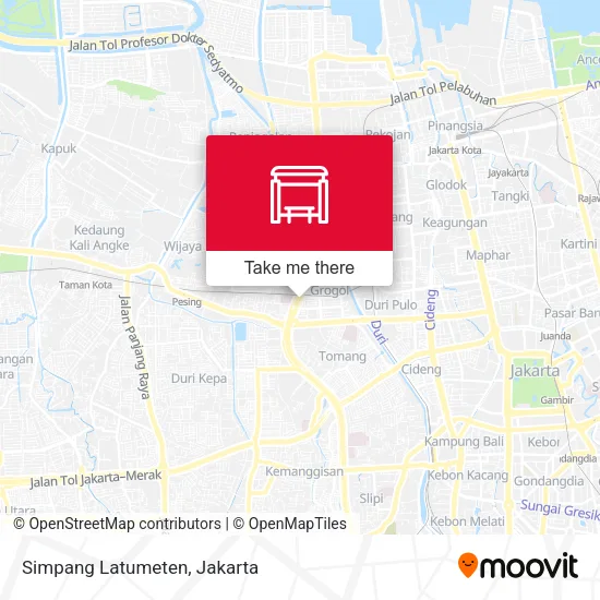 Simpang Latumeten map