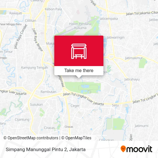 Simpang Manunggal Pintu 2 map