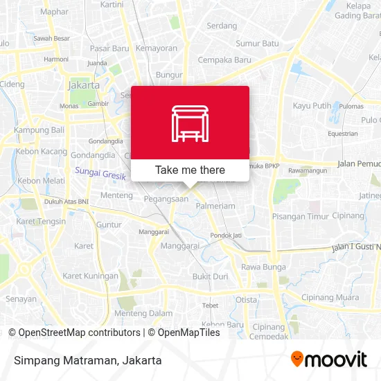 Simpang Matraman map