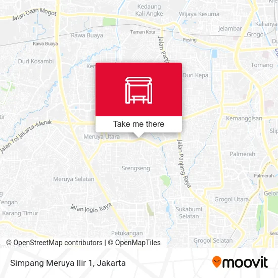 Simpang Meruya Ilir 1 map