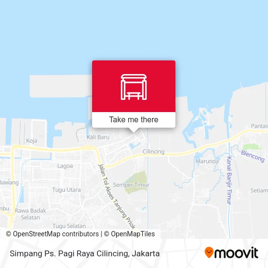 Simpang Ps. Pagi Raya Cilincing map