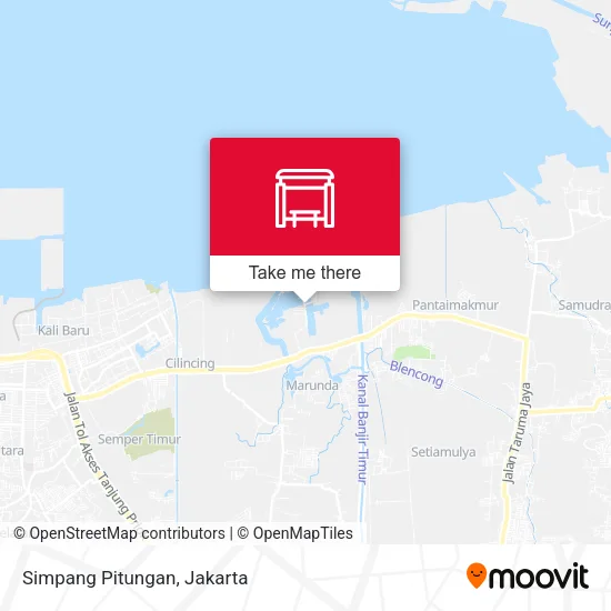 Simpang Pitungan map
