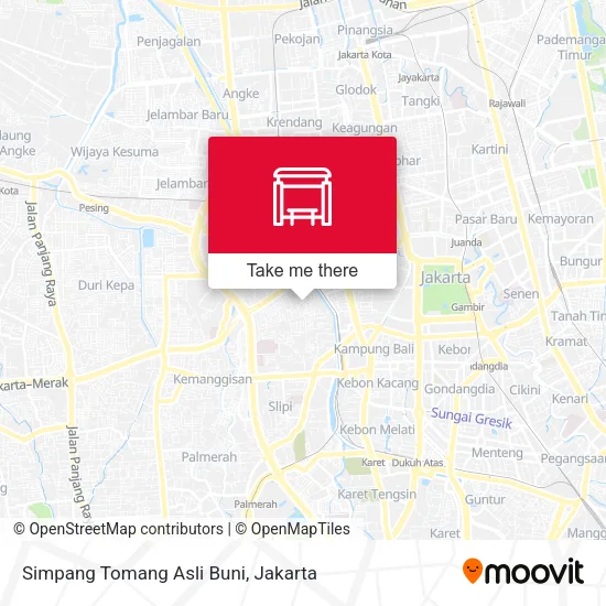 Simpang Tomang Asli Buni map