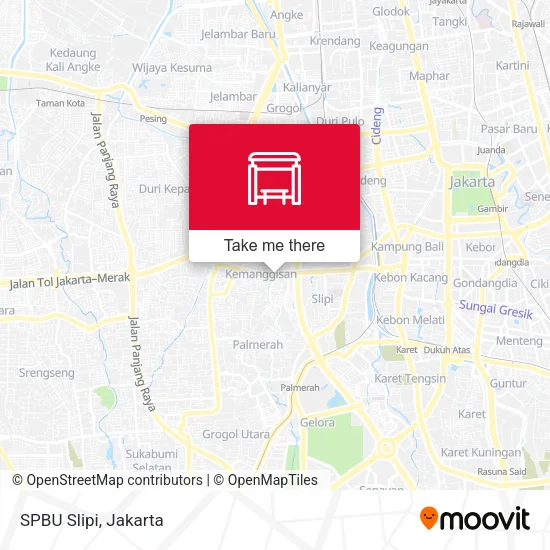 SPBU Slipi map