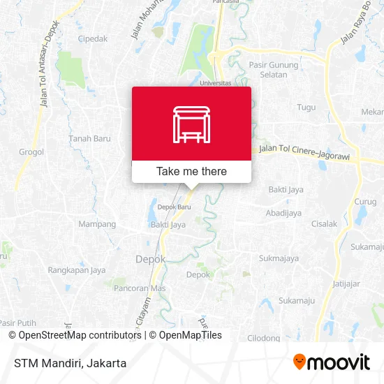 STM Mandiri map