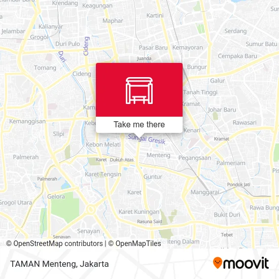 TAMAN Menteng map