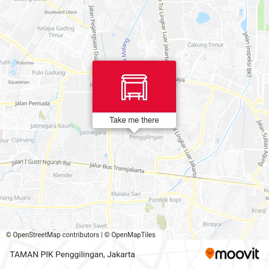 TAMAN PIK Penggilingan map