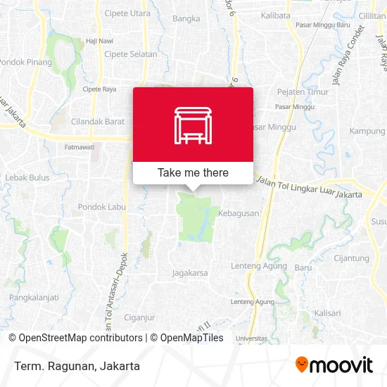 Term. Ragunan map