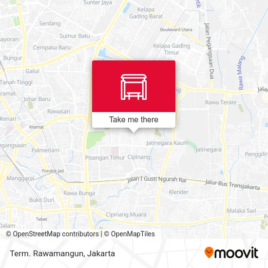 Term. Rawamangun map