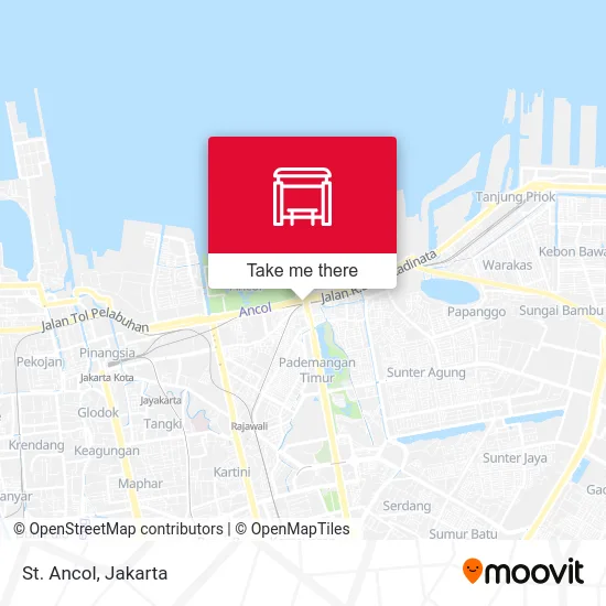 St. Ancol map