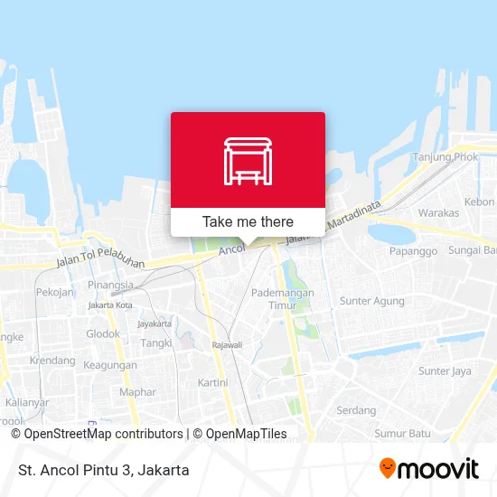 St. Ancol Pintu 3 map