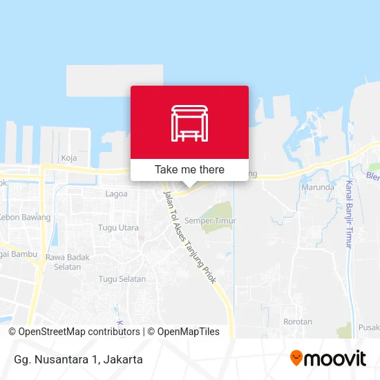 Gg. Nusantara 1 map