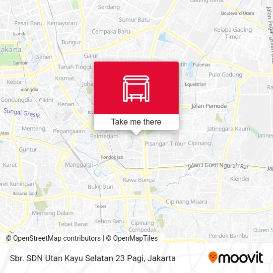 Sbr. SDN Utan Kayu Selatan 23 Pagi map