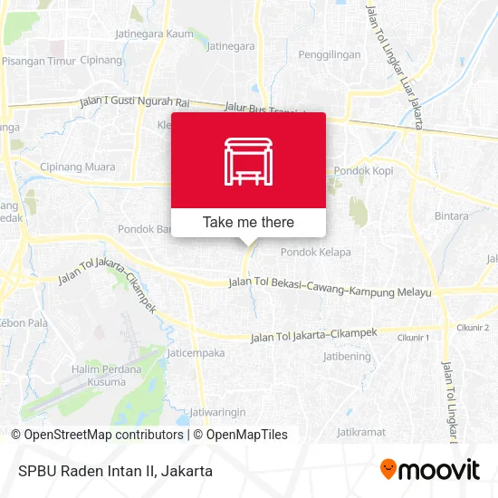 SPBU Raden Intan II map