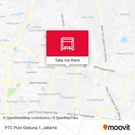PTC Pulo Gadung 1 map