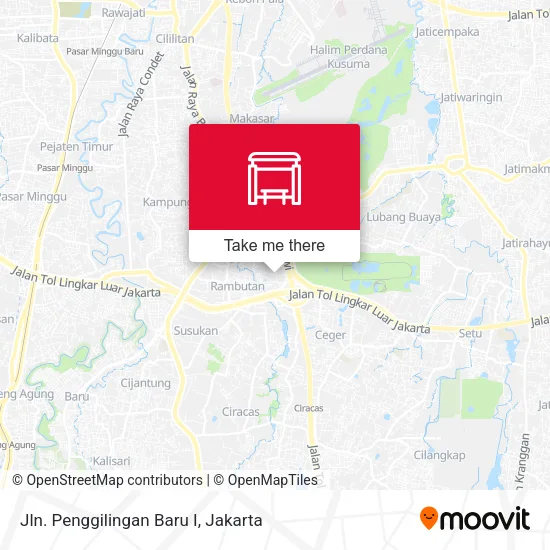 Jln. Penggilingan Baru I map