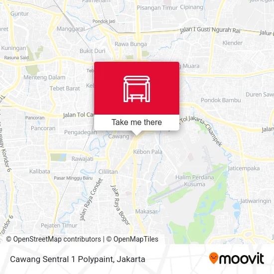 Cawang Sentral 1 Polypaint map
