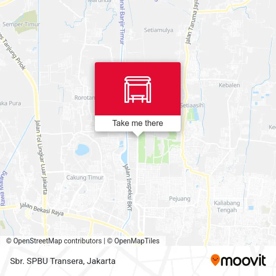 Sbr. SPBU Transera map