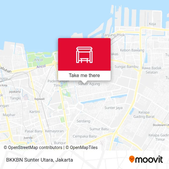 BKKBN Sunter Utara map
