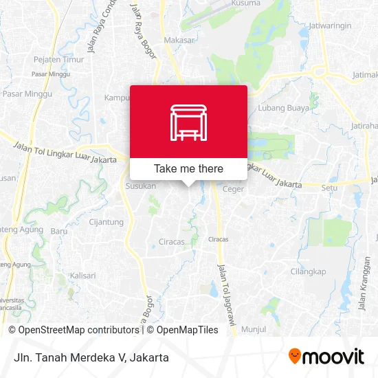 Jln. Tanah Merdeka V map