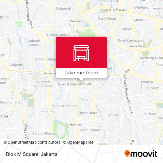 Blok M Square map