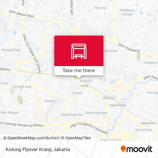 Kolong Flyover Kranji map