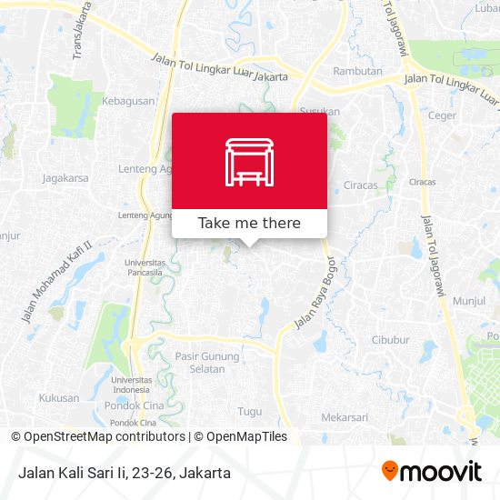 Jalan Kali Sari Ii, 23-26 map