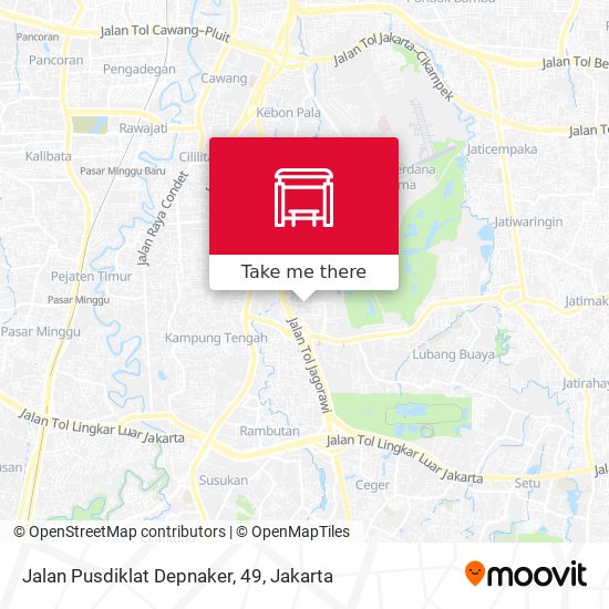 Jalan Pusdiklat Depnaker, 49 map