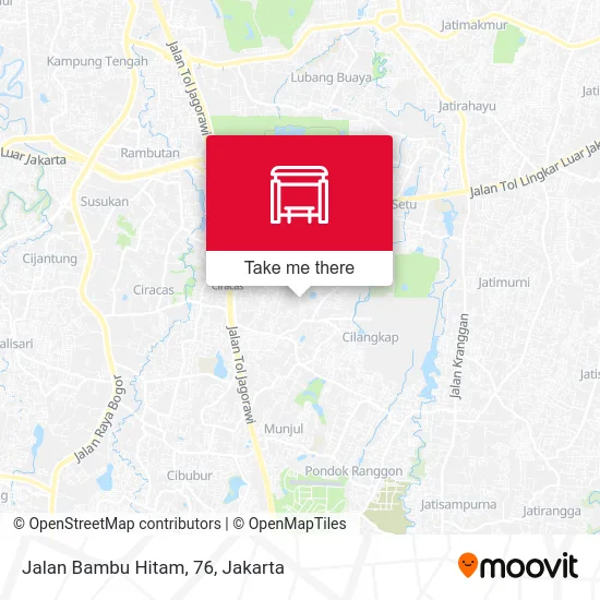 Jalan Bambu Hitam, 76 map