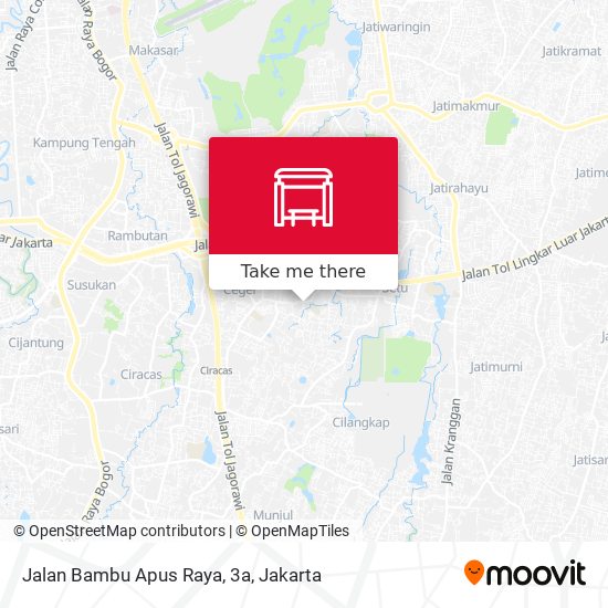 Jalan Bambu Apus Raya, 3a map