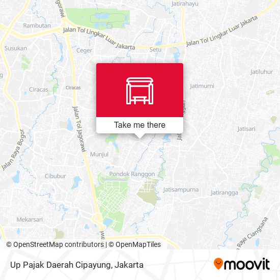 Up Pajak Daerah Cipayung map