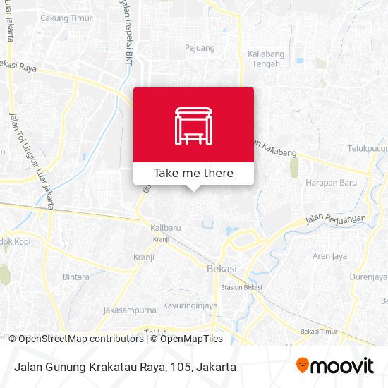 Jalan Gunung Krakatau Raya, 105 map