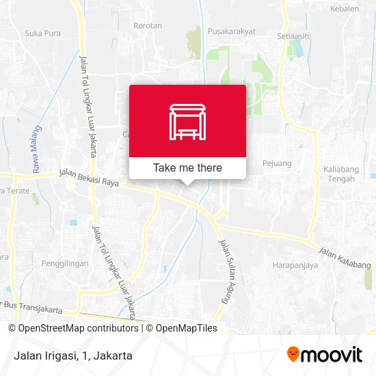 Jalan Irigasi, 1 map